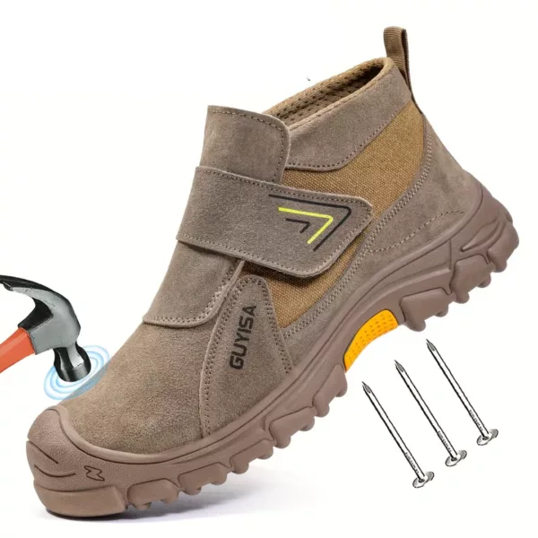 Bottes de sécurité anti-écrasement velcro – Image 12