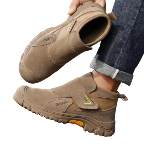 Bottes de sécurité anti-écrasement velcro