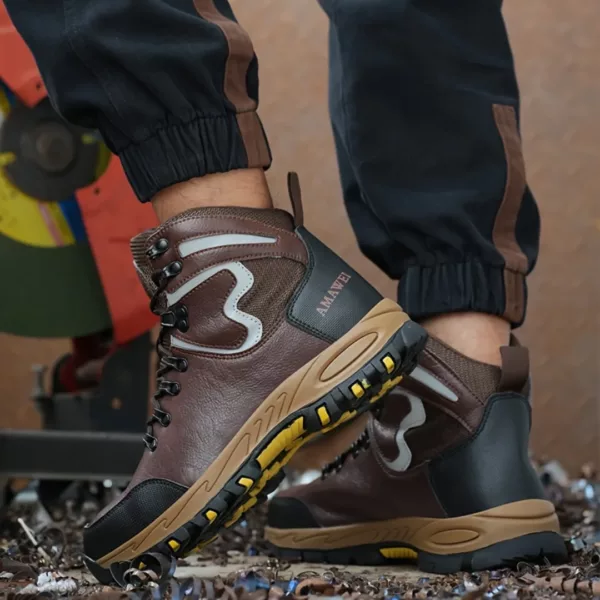 Bottes de sécurité cuir antiperforation – Image 7