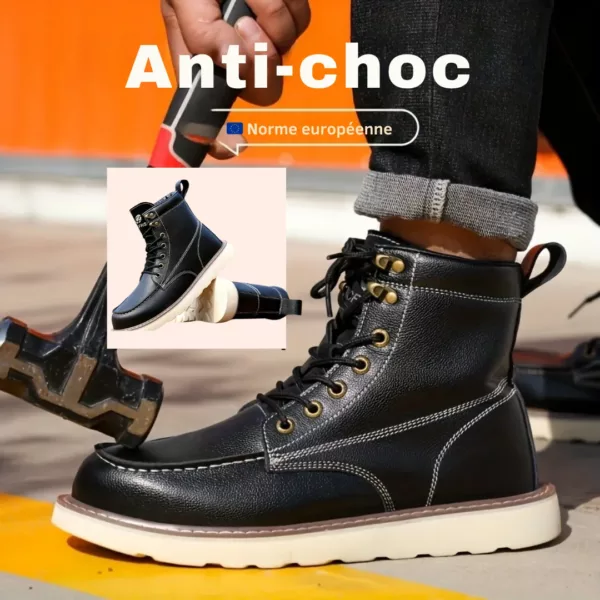 Bottes de sécurité look vintage – Image 5