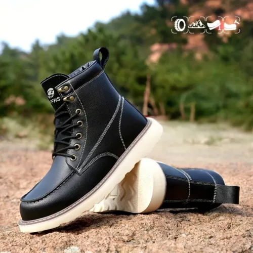 Bottes de sécurité look vintage