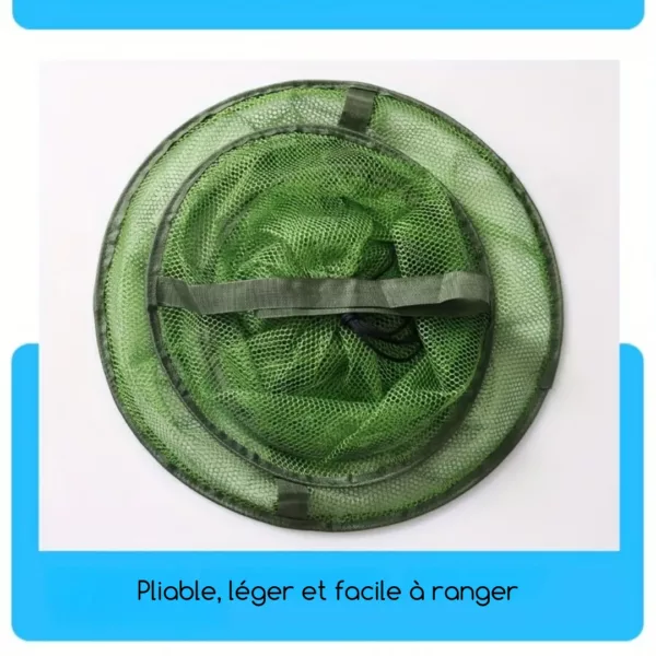 Bourriche pliable filet nylon pour poissons – Image 13