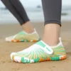 Chaussons barefoot à scratch antidérapants