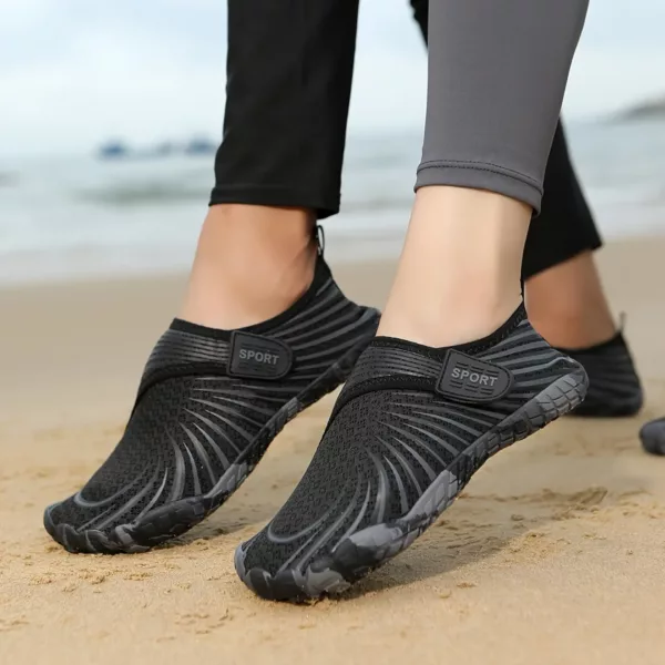 Chaussons barefoot à scratch antidérapants – Image 9