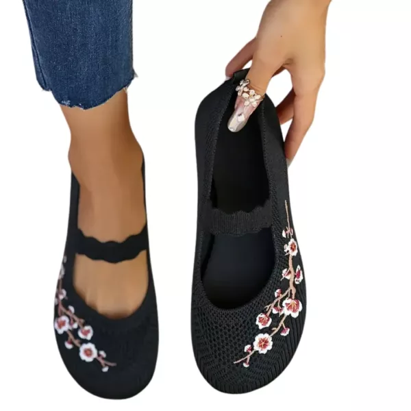 Chaussons barefoot souples à motif brodé – Image 10