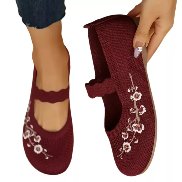Chaussons barefoot souples à motif brodé – Image 9