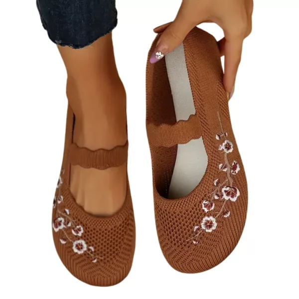 Chaussons barefoot souples à motif brodé – Image 7