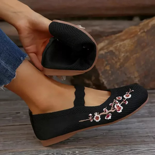 Chaussons barefoot souples à motif brodé – Image 6