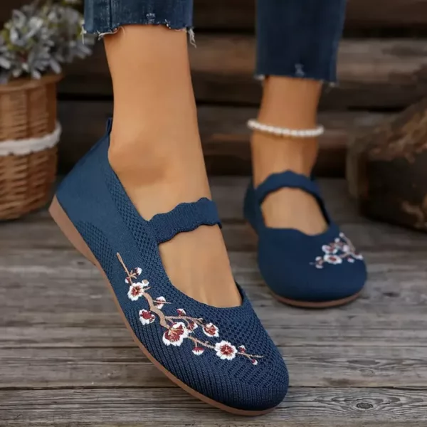 Chaussons barefoot souples à motif brodé – Image 5