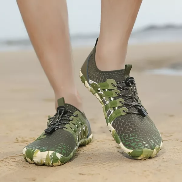 Chaussures barefoot camouflage trail robuste – Image 5