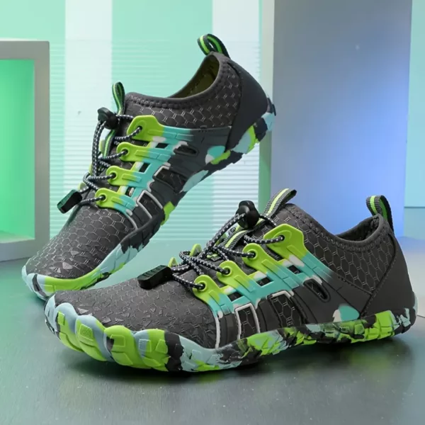 Chaussures barefoot camouflage trail robuste – Image 6