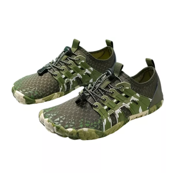 Chaussures barefoot camouflage trail robuste – Image 9