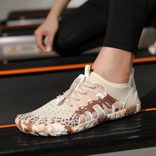 Chaussures barefoot camouflage trail robuste – Image 2