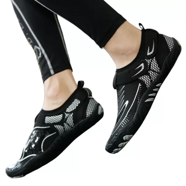 Chaussures barefoot fermeture scratch sport souple – Image 5