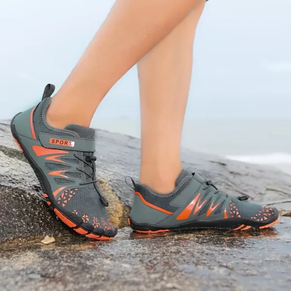 Chaussures barefoot randonnée à lacets rapides – Image 3