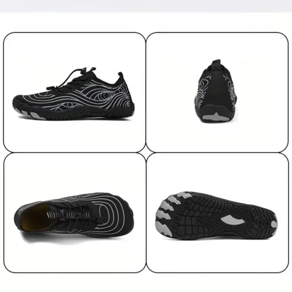 Chaussures barefoot respirantes à motif ondulé – Image 13