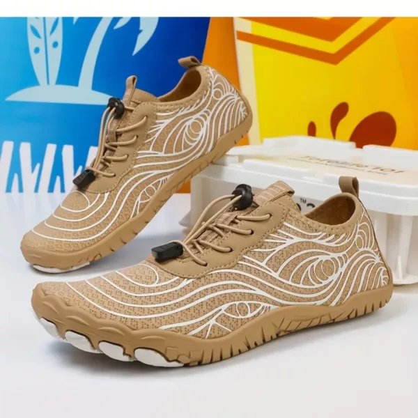 Chaussures barefoot respirantes à motif ondulé – Image 11