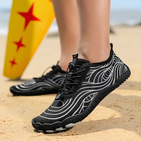 Chaussures barefoot respirantes à motif ondulé – Image 6