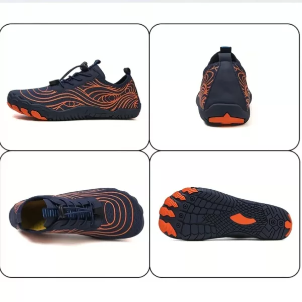 Chaussures barefoot respirantes à motif ondulé – Image 9