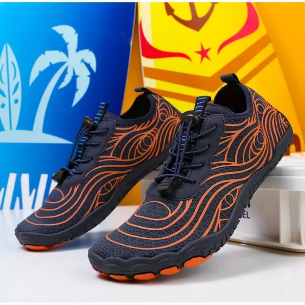 Chaussures barefoot respirantes à motif ondulé – Image 10