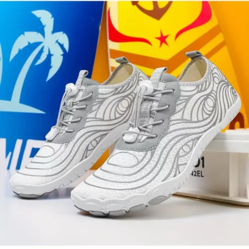 Chaussures barefoot respirantes à motif ondulé