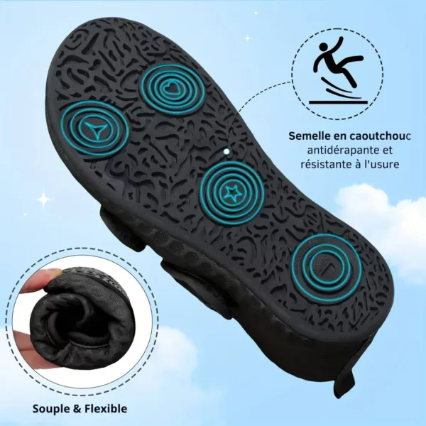 Chaussures barefoot souples triple scratch – Image 3