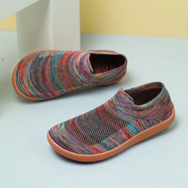 Chaussures barefoot tricot arc-en-ciel – Image 4