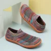 Chaussures barefoot tricot arc-en-ciel