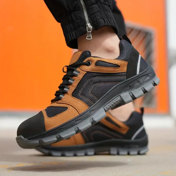 Chaussures de sécurité cuir souple antichoc – Image 4