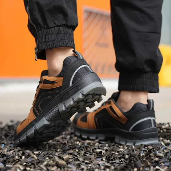 Chaussures de sécurité cuir souple antichoc – Image 5