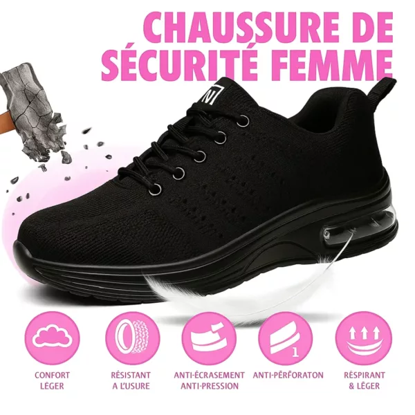 Chaussures de sécurité femme légères – Image 14