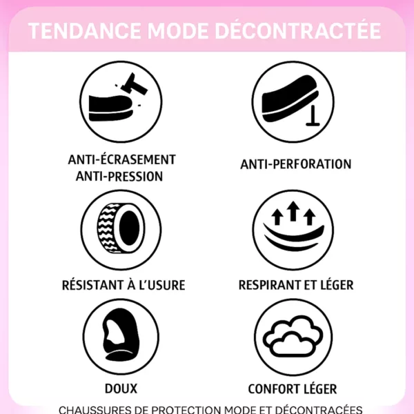 Chaussures de sécurité femme légères – Image 8