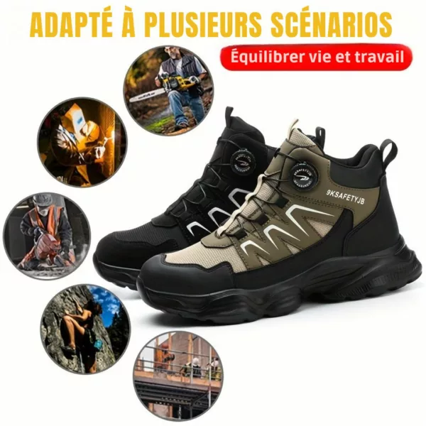Chaussures de sécurité montantes semelle épaisse – Image 5