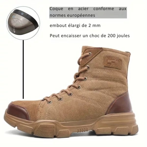 Chaussures de sécurité montantes textiles – Image 3