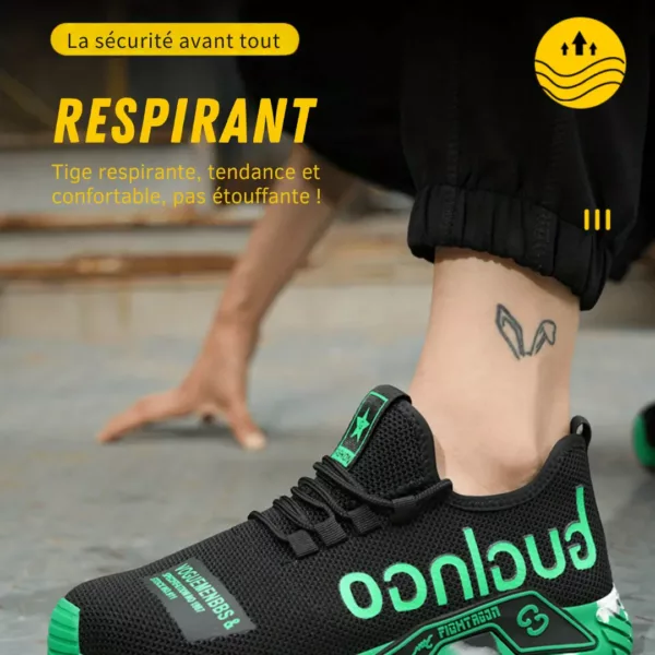 Chaussures de sécurité respirantes tendance – Image 10