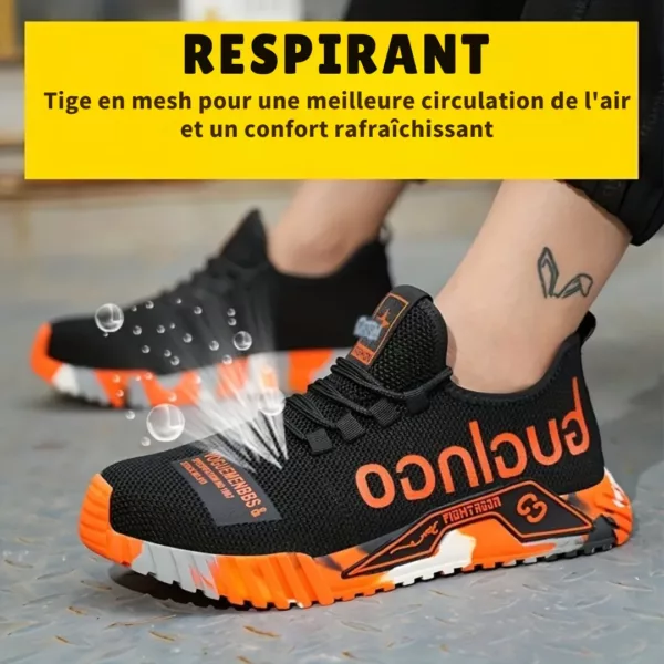 Chaussures de sécurité respirantes tendance – Image 9
