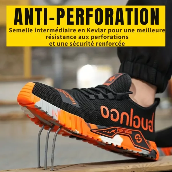 Chaussures de sécurité respirantes tendance – Image 8