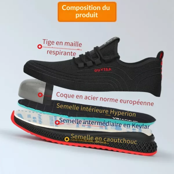 Chaussures de sécurité semelle amortissante – Image 6