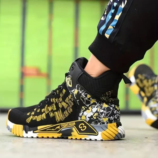 Chaussures de sécurité style graffiti – Image 3