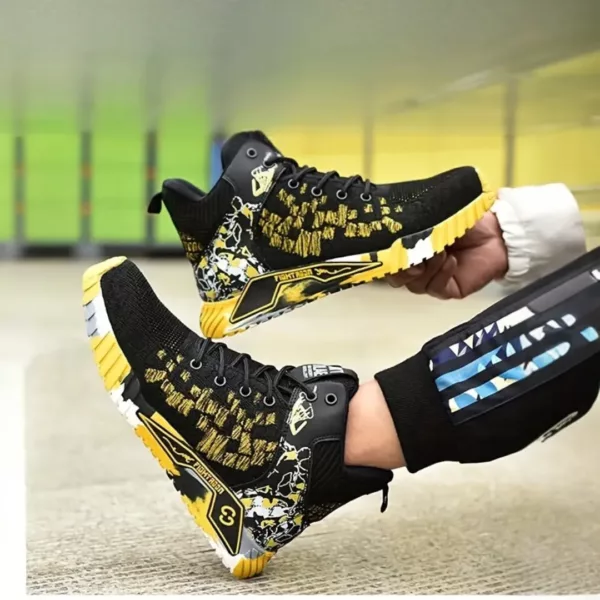 Chaussures de sécurité style graffiti – Image 4