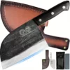 Couteau de boucher traditionnel avec étui