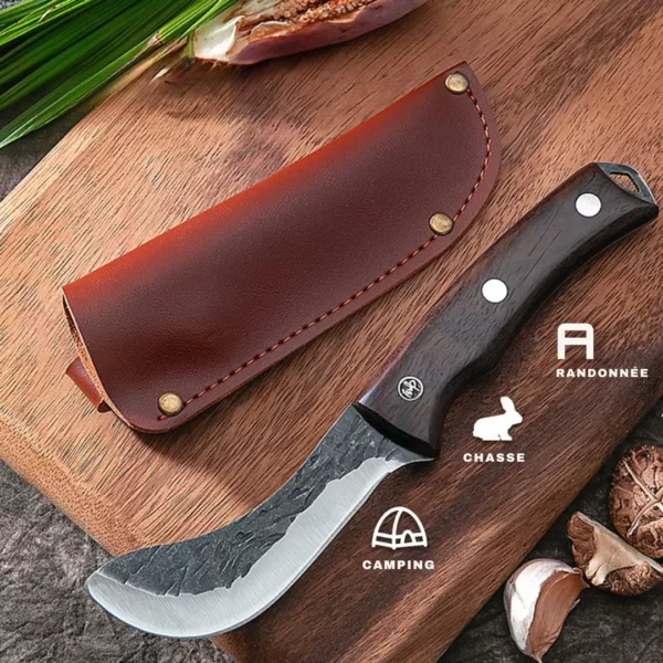 Couteau de chasse courbé artisanal – Image 9