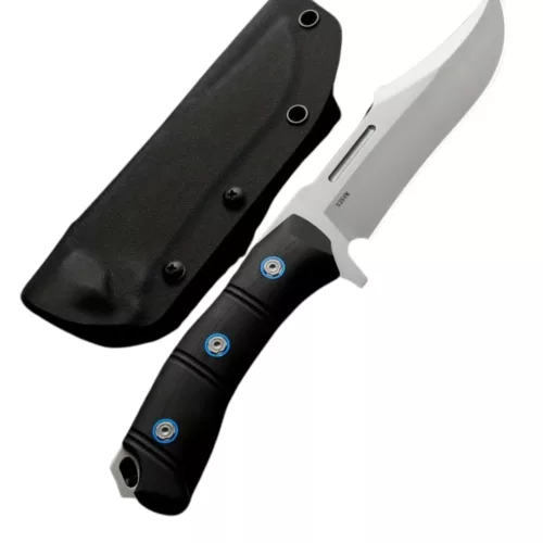 Couteau de chasse double lame courbée