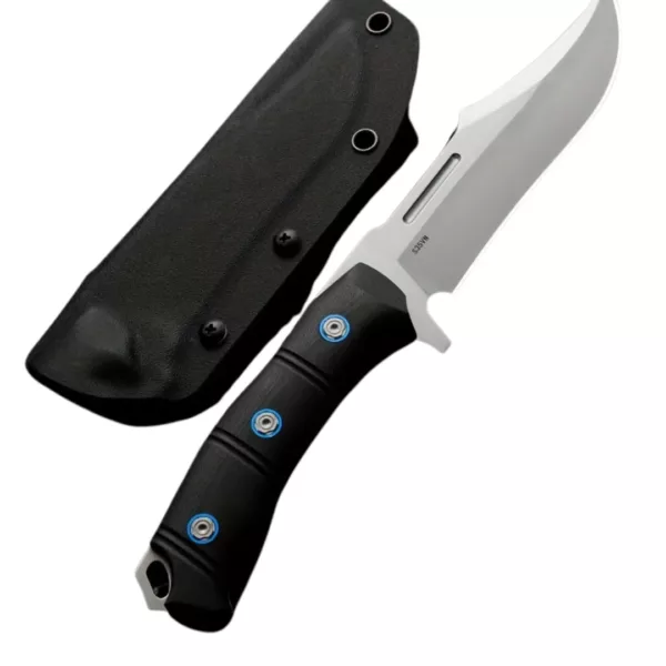 Couteau de chasse double lame courbée