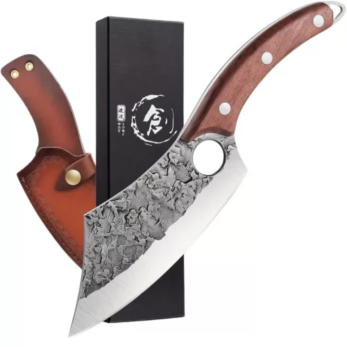 Couteau de chef artisanal forgé