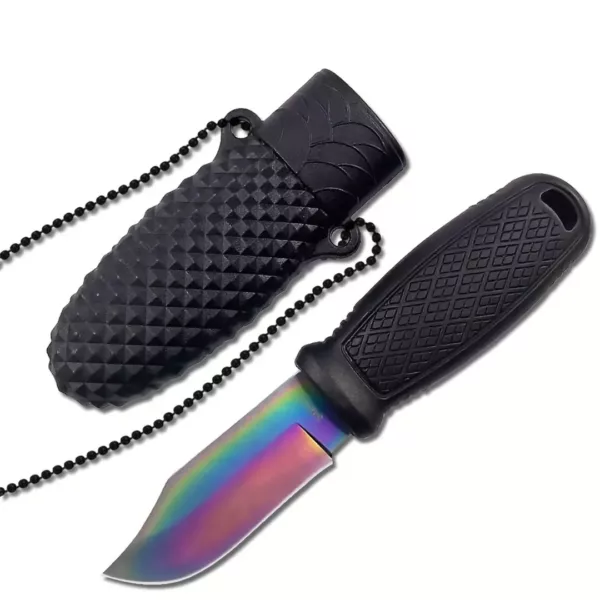 Couteau de cou compact avec étui – Image 6