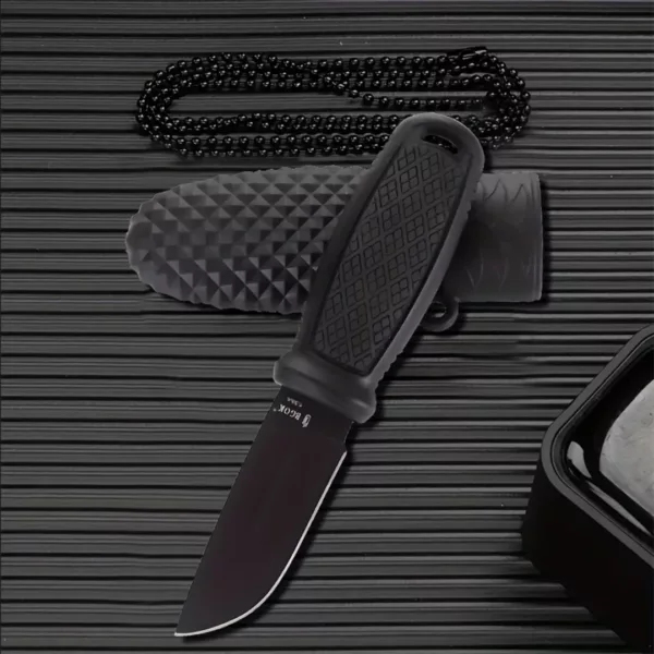 Couteau de cou compact avec étui