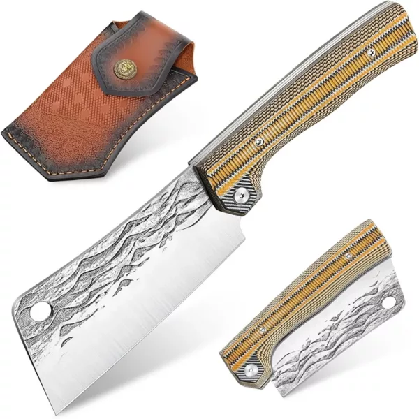 Couteau de poche hachoir pliant