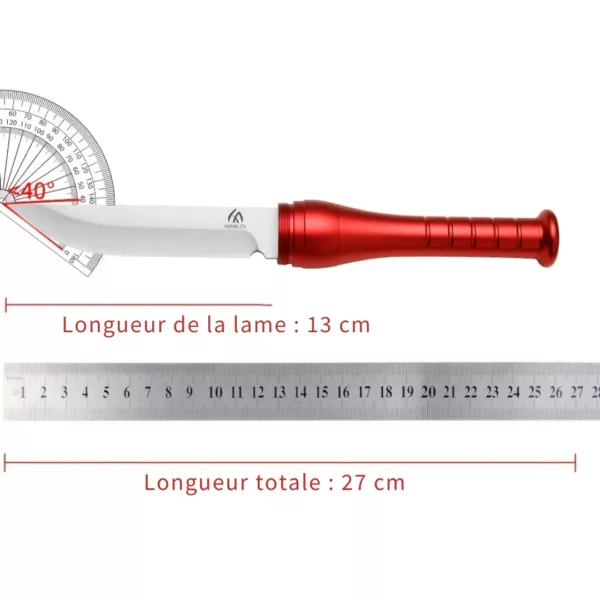 Couteau de survie dissimulé avec étui – Image 2