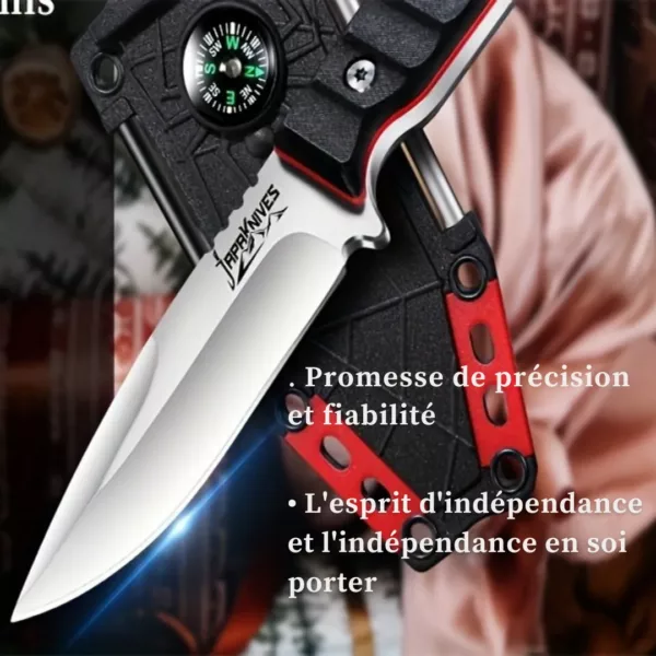 Couteau de survie lame fixe tactique – Image 2